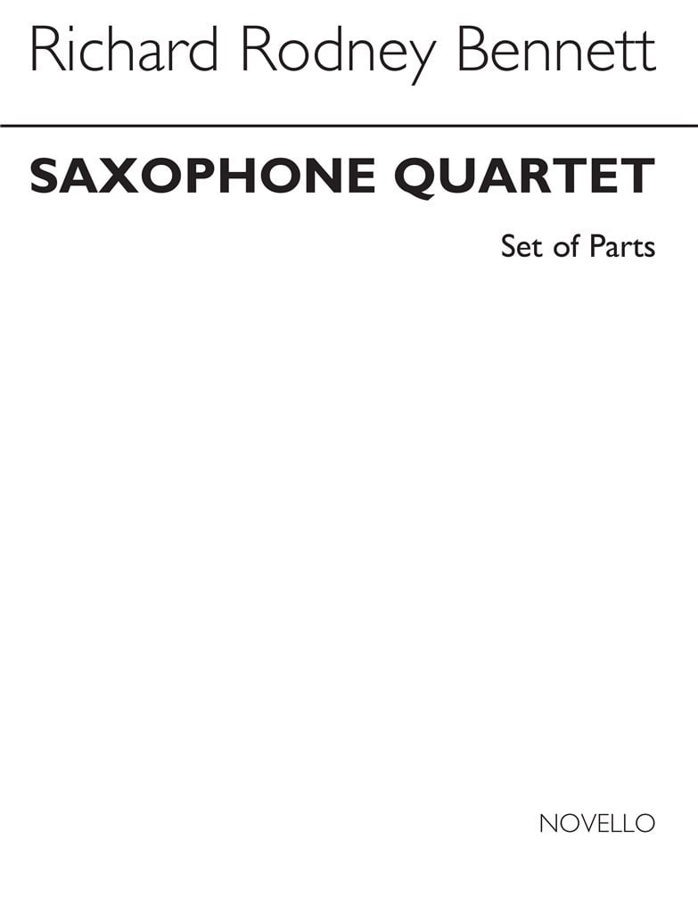 Saxophone Quartet (Parts)